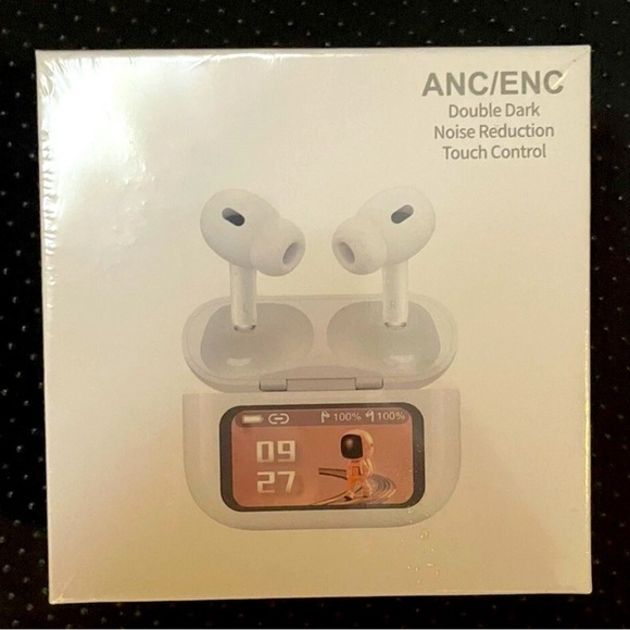 ANC/ENC Double Dark/Noise Reduction/Touch Control Earphones 2nd Generation NIB - Picture 1 of 2